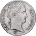 França, 5 Francs, Napoléon I, 1808, Strasbourg, Prata, EF(40-45), KM:686.3