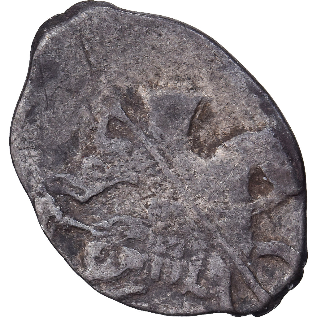 Russie, Michel I Romanov, Denga, 1613, Moscou, Argent, TB