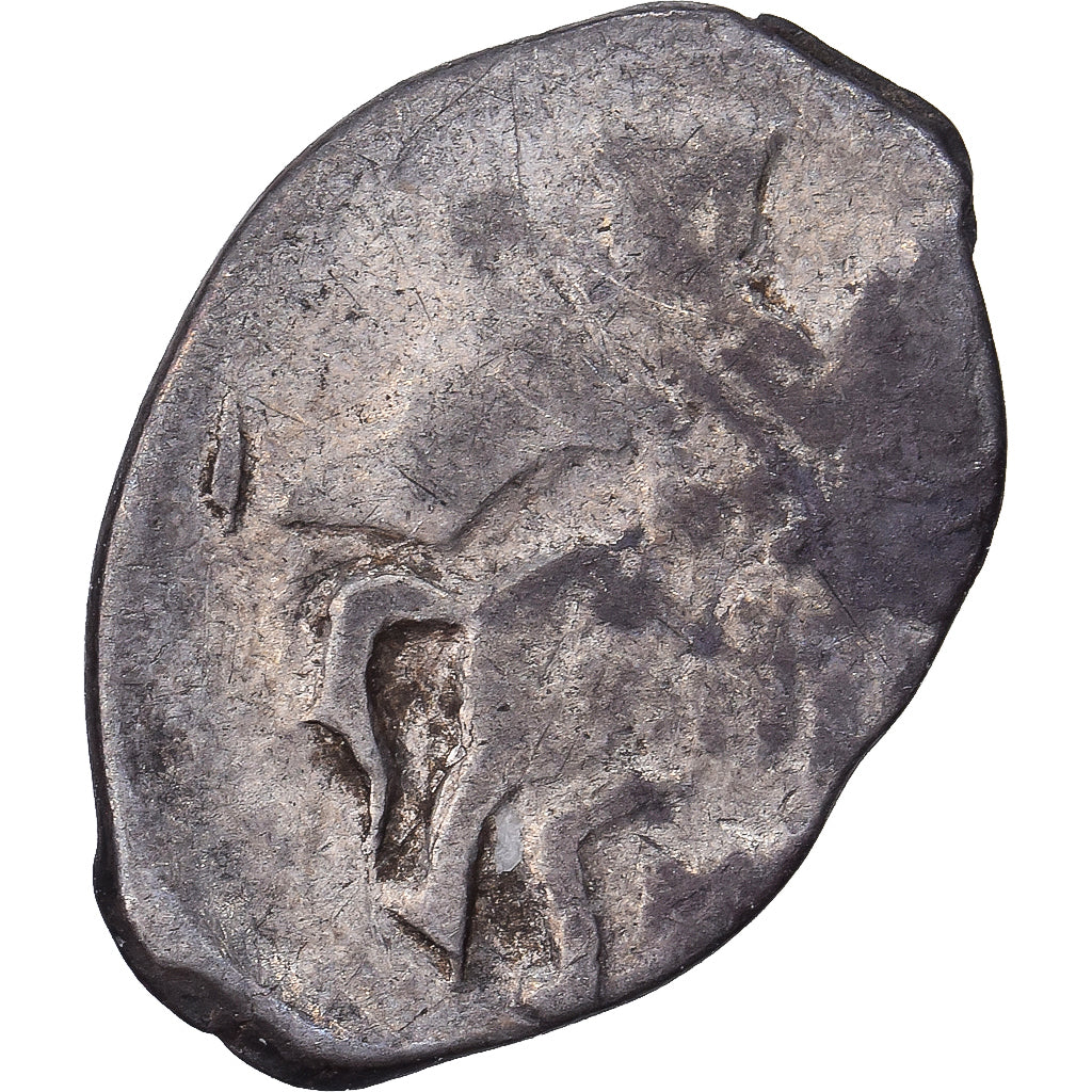 Russie, Michel I Romanov, Denga, 1613, Moscou, Argent, TB