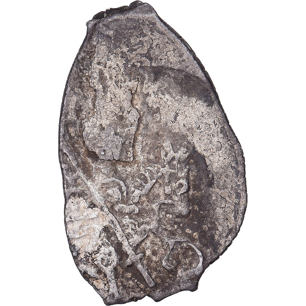 Russie, Michel I Romanov, Denga, 1613, Moscou, Argent, TB