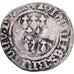 Duchy of Brittany, Blanc à la targe, 1430 - 1440, Rennes, Bilon, VF(30-35)