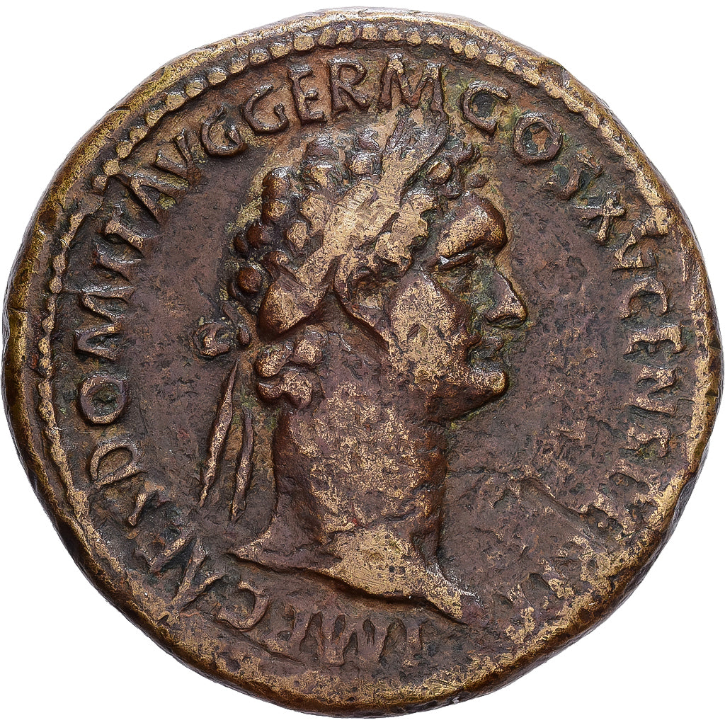 Roman Empire, Domitian, Sestertius, 85, Rome, Bronze, VF(30-35), RIC:703