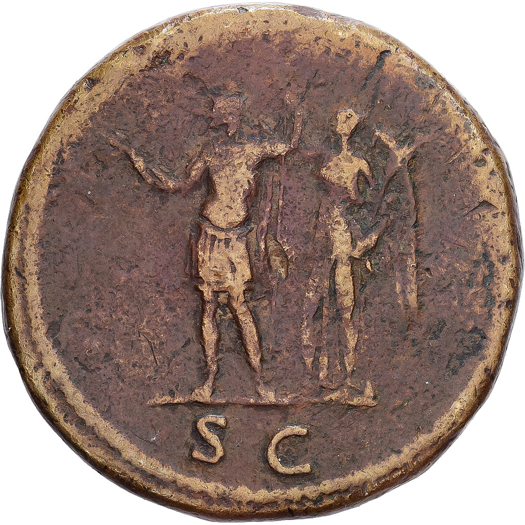Roman Empire, Domitian, Sestertius, 85, Rome, Bronze, VF(30-35), RIC:703