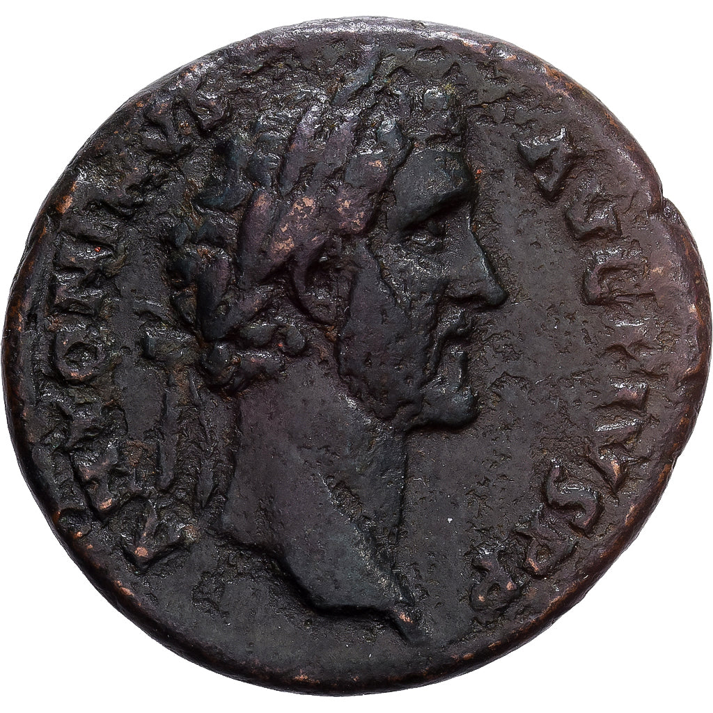 Roman Empire, Antoninus Pius & Marcus Aurelius, Dupondius, 141, Rome, Brązowy