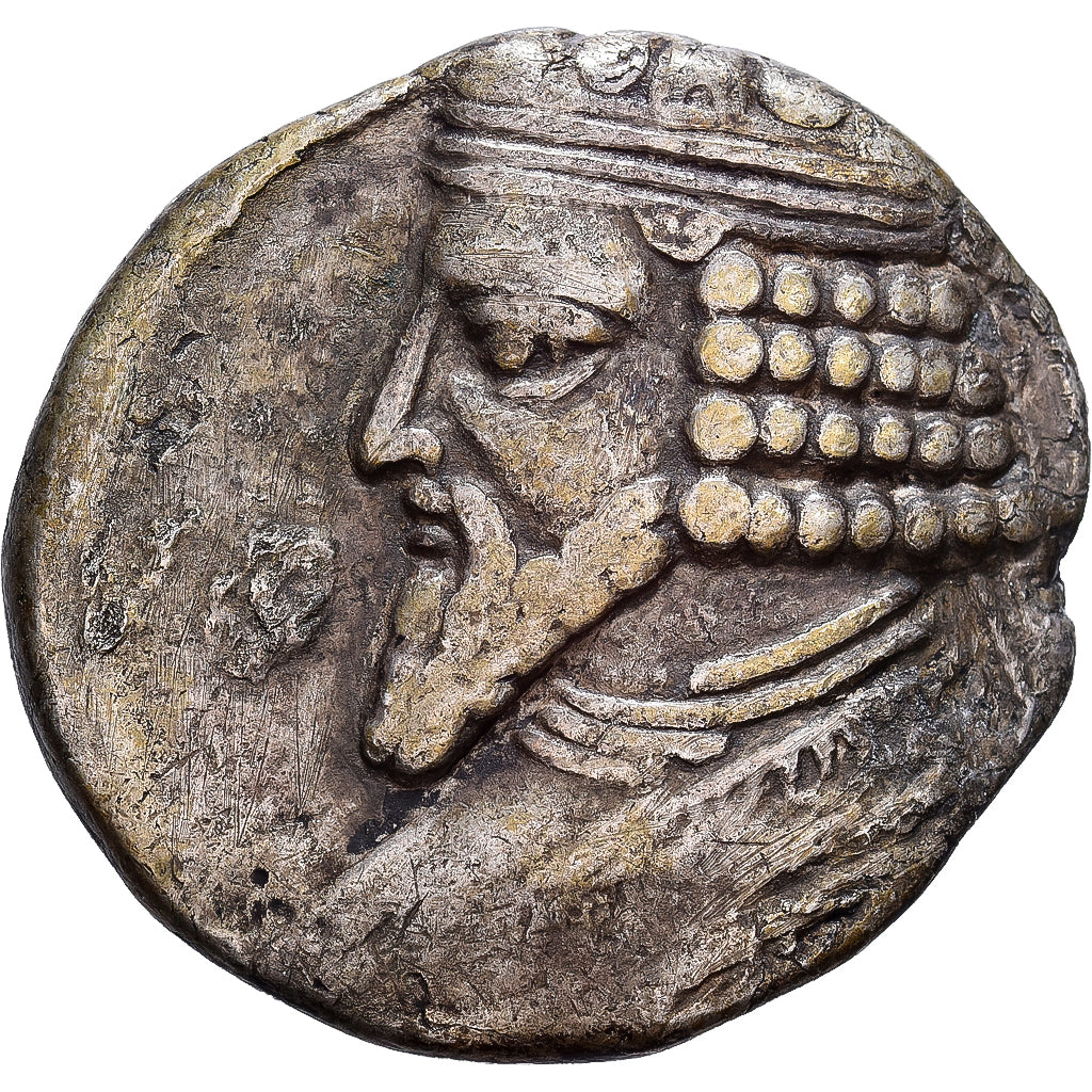 Kingdom of Parthia, Gotarzes II, Tetradrachm, 46 - 47, Seleukeia, Billon