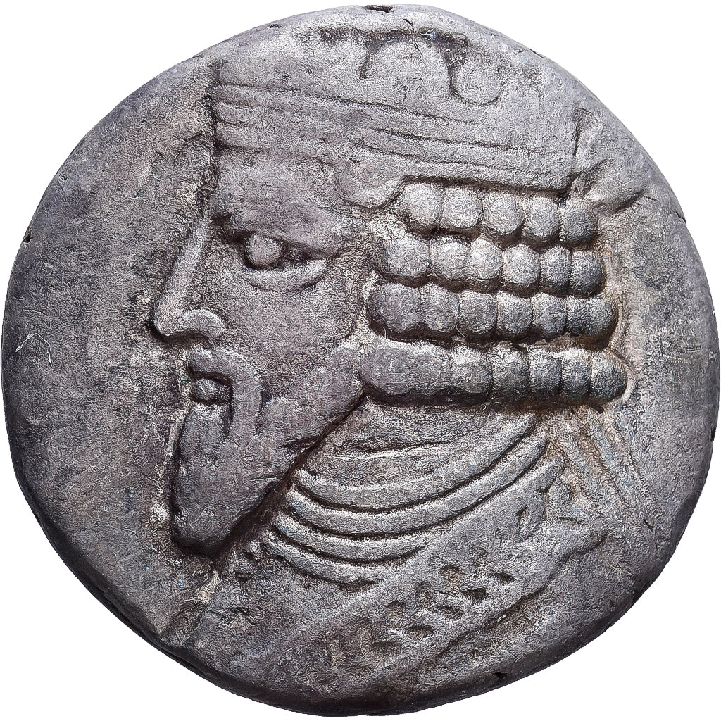 Kingdom of Parthia, Gotarzes II, Tetradrachm, 46 - 47, Seleukeia, Billon