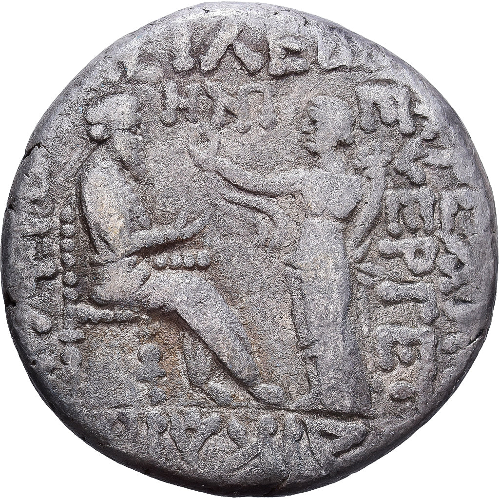 Kingdom of Parthia, Gotarzes II, Tetradrachm, 46 - 47, Seleukeia, Billon
