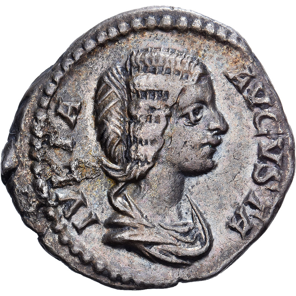 Roman Empire, Julia Domna, Denarius, 206, Rome, Zilver, ZF, RIC:551