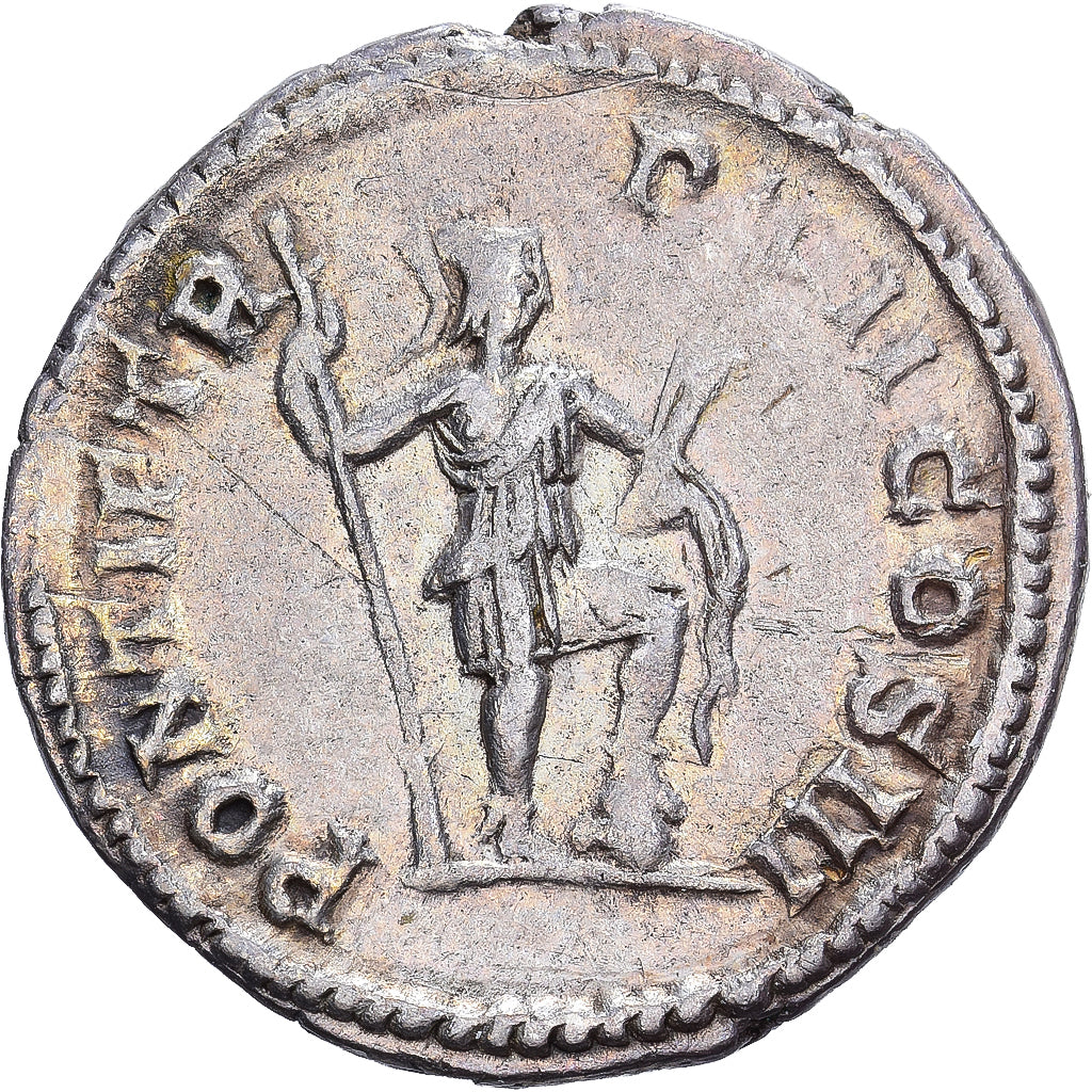 Roman Empire, Caracalla, Denarius, 210, Rome, Argento, BB