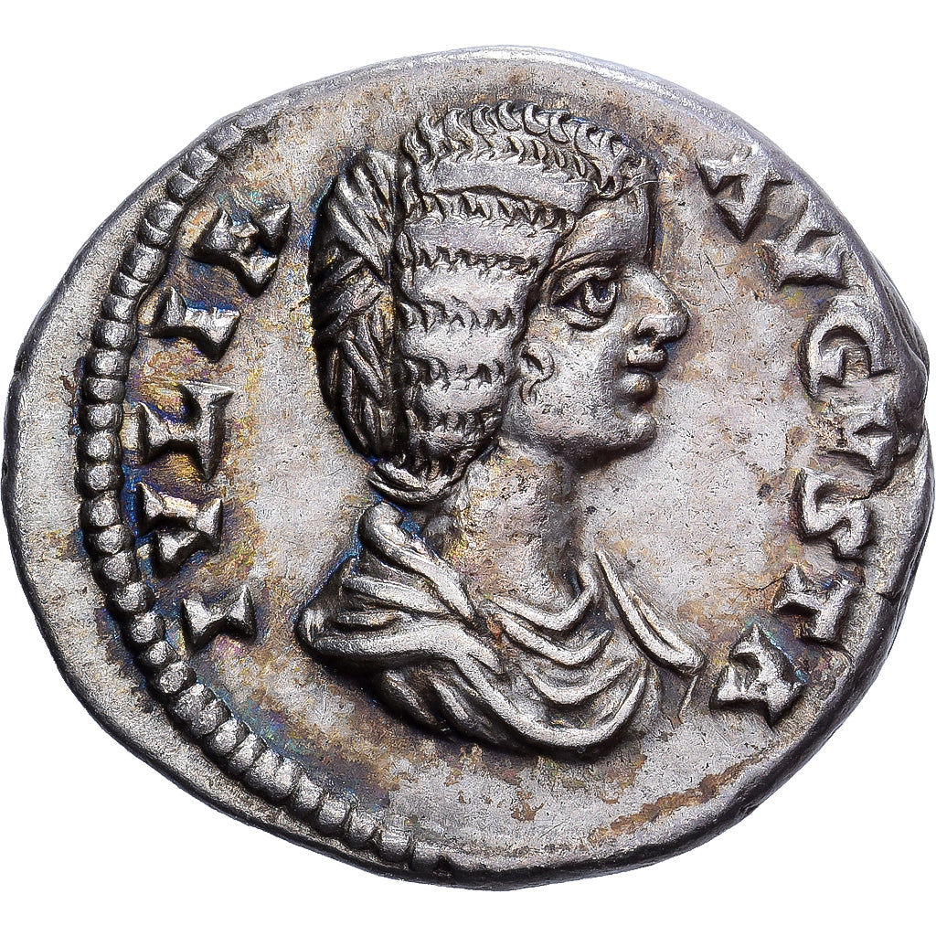 Roman Empire, Julia Domna, Denarius, 203, Rome, Argento, BB+, RIC:574