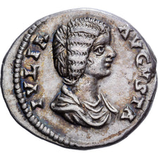 Roman Empire, Julia Domna, Denarius, 203, Rome, Silver, AU(50-53), RIC:574