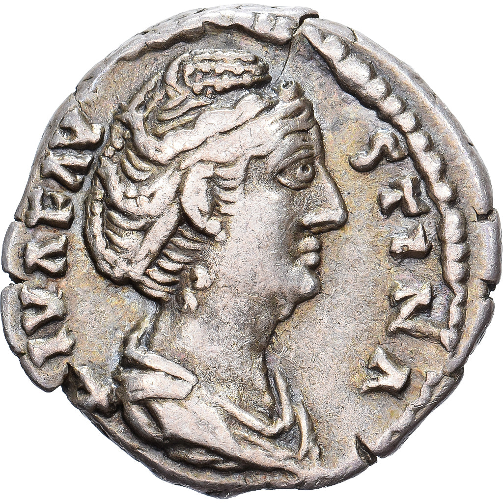 Roman Empire, Faustina I, Denarius, 147, Rome, Srebro, VF(30-35), RIC:351
