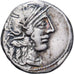 Roman Republic, Porcia, Denarius, 123 BC, Rome, Silver, EF(40-45)