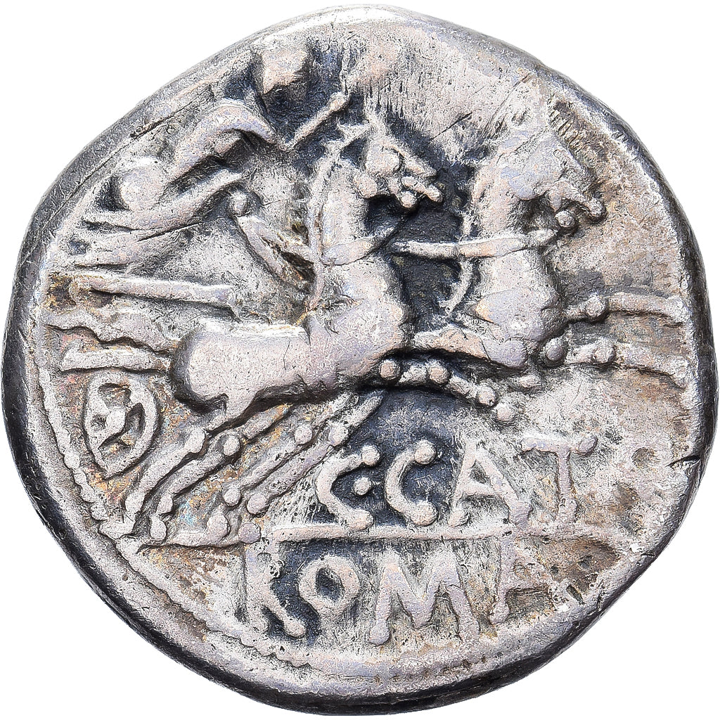 Roman Republic, Porcia, Denarius, 123 BC, Rome, Silver, EF(40-45)