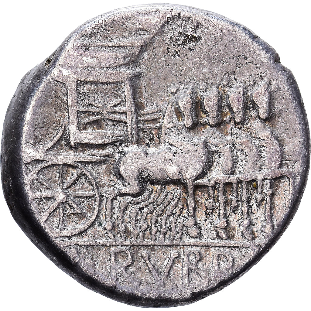 Roman Republic, Rubria, Denarius, 87 BC, Rome, Srebro, EF(40-45)