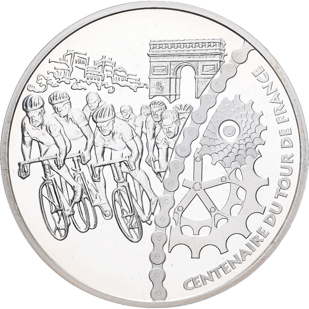 Francia, 1-1/2 Euro, 2003, Paris, Plata, EBC+, KM:1322