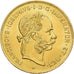 Áustria, Franz Joseph I, 4 Florin 10 Francs, 1892, Vienna, Dourado, MS(63)