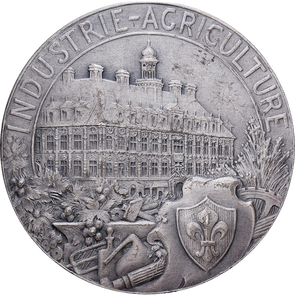 Francia, medaglia, Chambre de Commerce Lille-Roubaix-Tourcoing, Argento, BB+