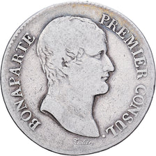 Francja, 5 Francs, An XI, Paris, Srebro, VF(20-25), KM:650.1