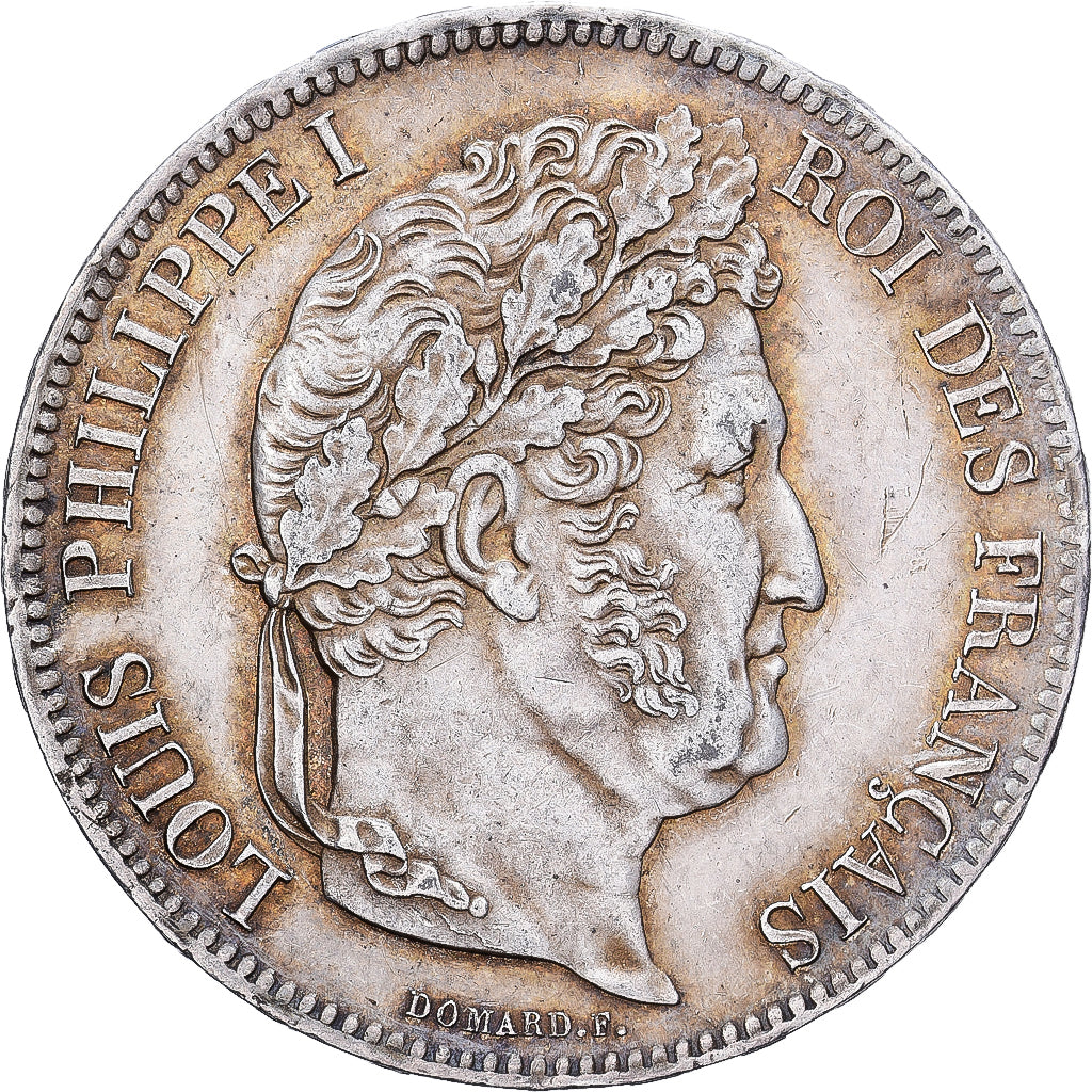 Francia, 5 Francs, Louis-Philippe, 1832, Paris, Argento, BB+, KM:749.1