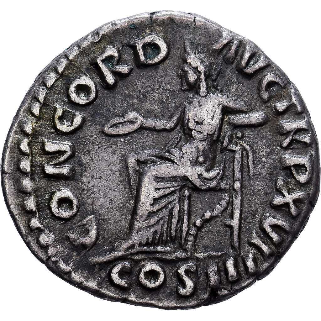 Roman Empire, Marcus Aurelius, Denarius, 162, Rome, Prata, EF(40-45), RIC:35