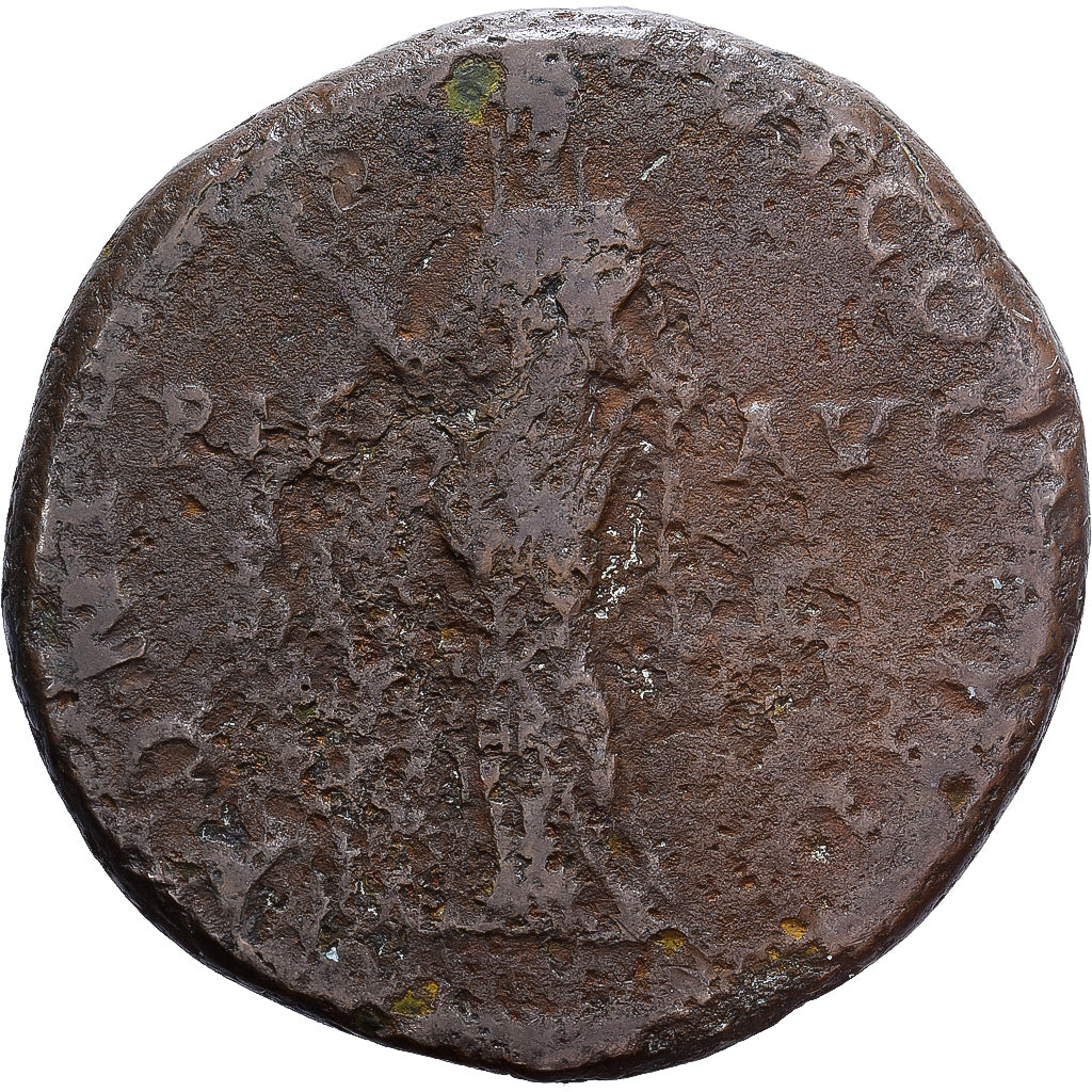 Roman Empire, Hadrian, As, 121, Rome, Brązowy, VF(20-25), RIC:3448