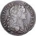 França, Louis XV, Écu de France-Navarre, 1718, Perpignan, Prata, EF(40-45)
