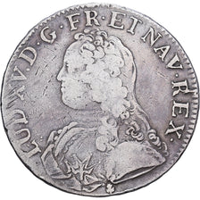 France, Louis XV, Ecu aux branches d'olivier, 1727, Riom, Silver, VF(20-25)