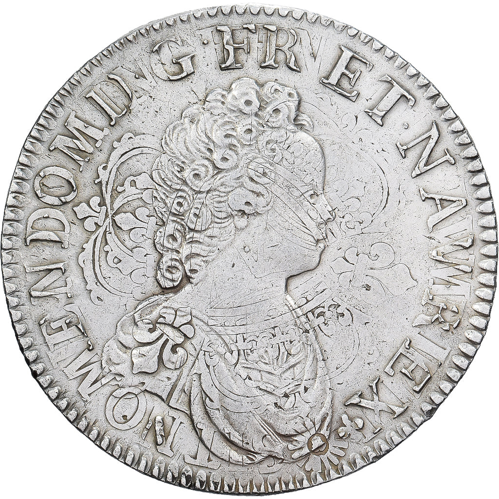 France, Louis XV, Ecu Vertugadin, 1716, Paris, Argent, TTB+, Gadoury:317