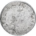 França, Louis XV, Ecu Vertugadin, 1716, Rouen, Prata, VF(30-35), Gadoury:317