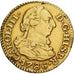Espanha, Charles III, 1/2 Escudo, 1786, Madrid, Dourado, VF(30-35), KM:425.1