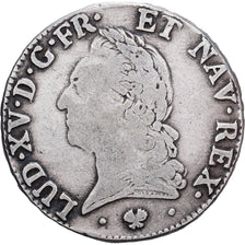 France, Louis XV, Écu à la vieille tête, 1772, Bayonne, Silver, VF(20-25)