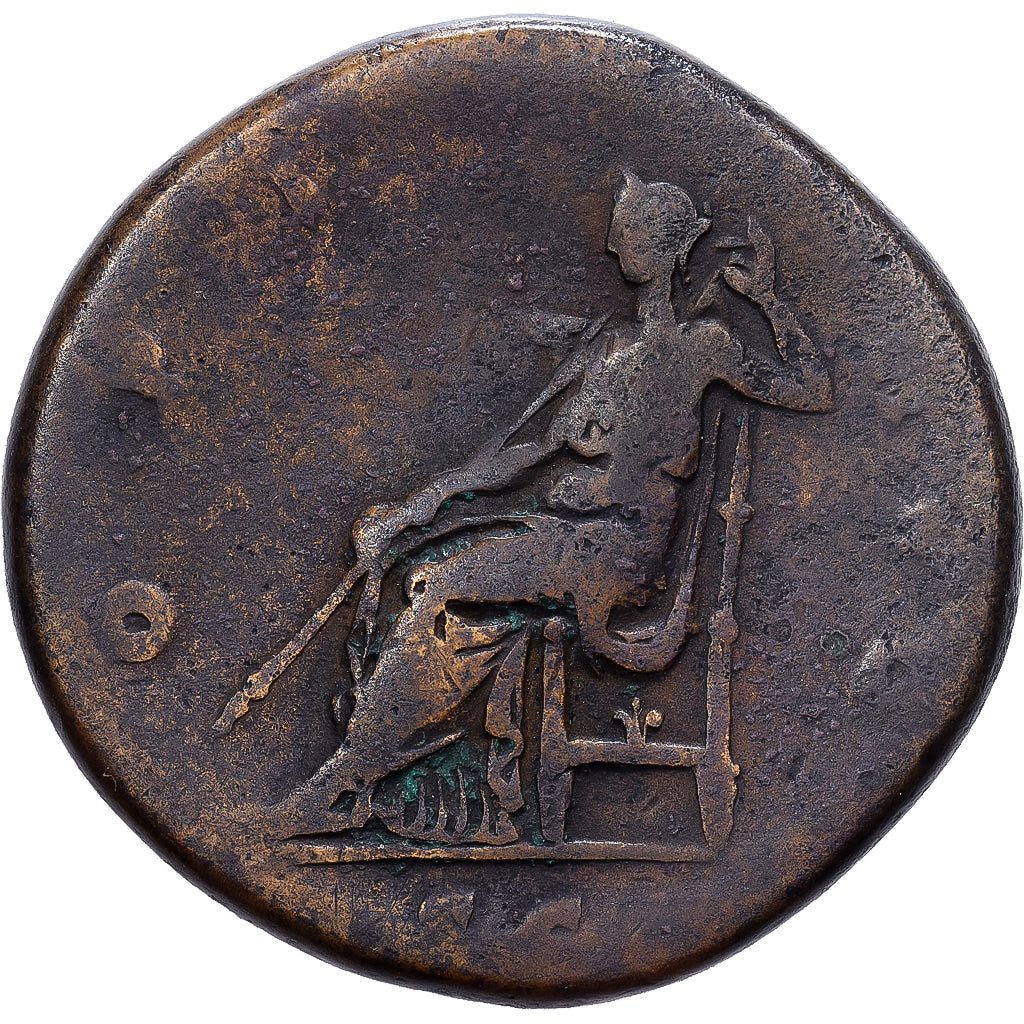 Roman Empire, Antonin le Pieux, Sestercio, 142, Rome, Bronce, BC+, RIC:612