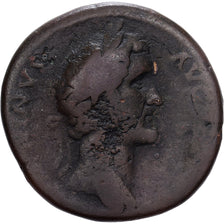 Roman Empire, Antoninus Pius, Sestertius, 147, Rome, Brązowy, VG(8-10)