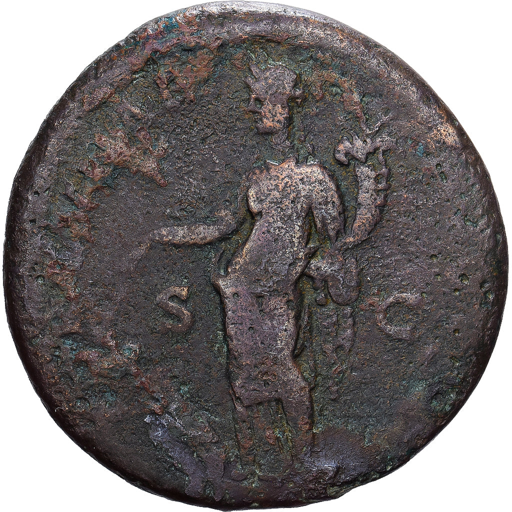 Roman Empire, Domitian, As, 88-89, Rome, Bronze, VF(20-25), Cohen:122