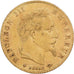 França, Napoleon III, 5 Francs, Napoléon III, 1865, Strasbourg, Dourado