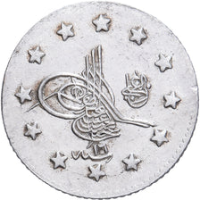 Türkei, Abdul Hamid II, Kurus, 1884, Istanbul, Silber, VZ