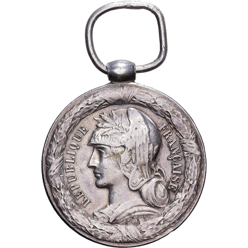 France, Campagne du Tonkin-Chine-Annam, Medal, 1883-1885, Good Quality, Silvered