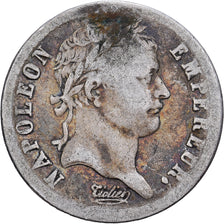 France, 1/2 Franc, Napoléon I, 1808, Paris, Argent, TB, KM:680.1