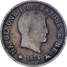 Estados italianos, KINGDOM OF NAPOLEON, Napoleon I, 10 Soldi, 1814, Milan
