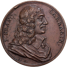 France, Medal, Jean-François Sarasin, 1657, Bronze, Dassier, MS(60-62)