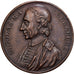 France, Medal, Nicolas Malebranche, 1715, Bronze, Dassier, MS(60-62)