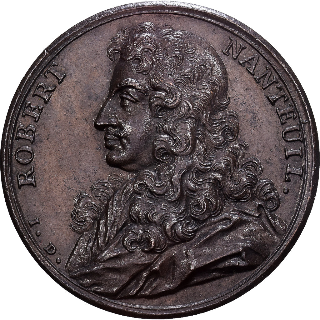 Frankrijk, Medaille, ROBERT NANTEUIL, 1678, Bronzen, Dassier, PR+