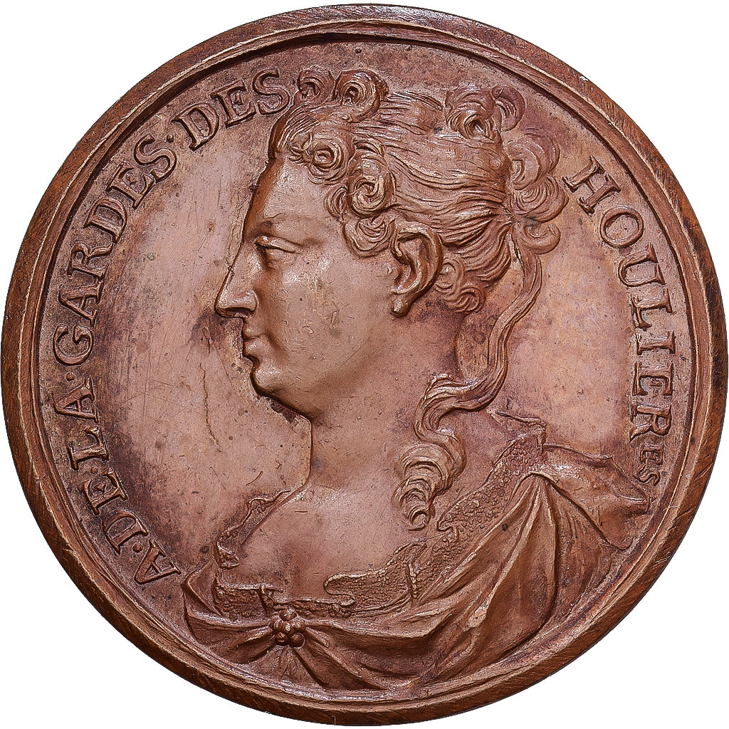 Frankreich, Medaille, ANTOINETTE DE LA GARDE DES HOULIERES, 1694, Bronze