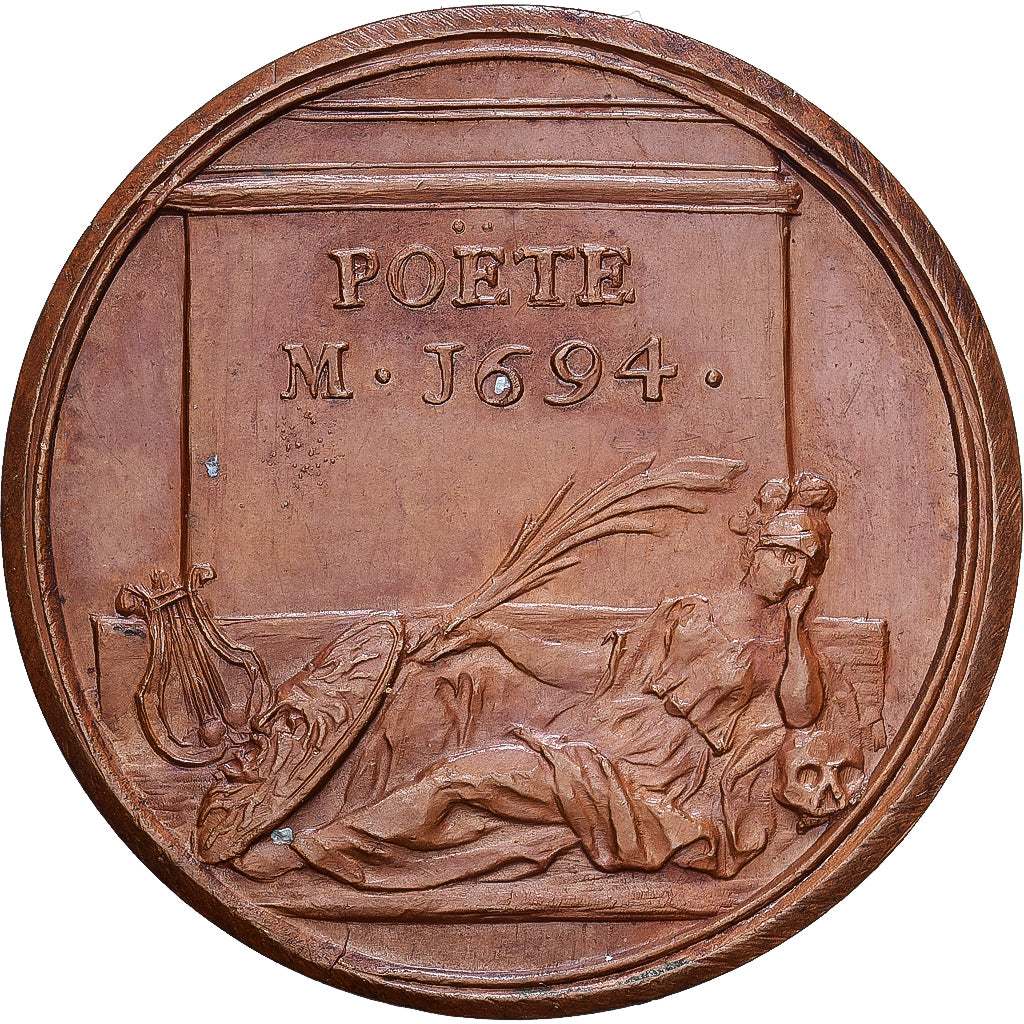 Frankreich, Medaille, ANTOINETTE DE LA GARDE DES HOULIERES, 1694, Bronze