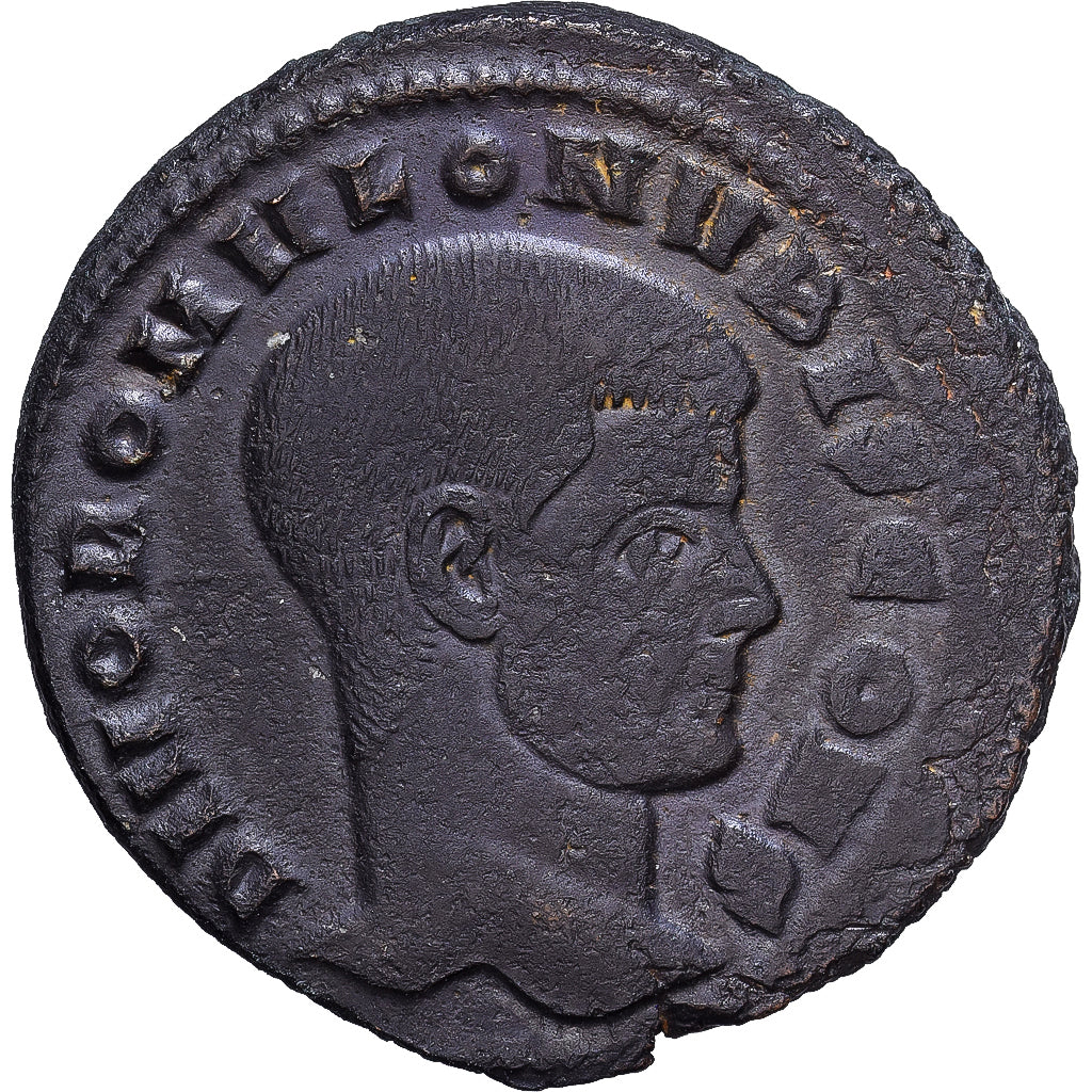 Roman Empire, Divus Romulus, Nummus, AD 310-311, Ostia, Koper, ZF, RIC:257