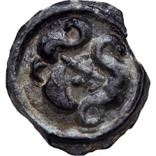 Gaul, Suessions, Potin au Sanglier, vers 60-30 av. J.-C., Potin, TTB
