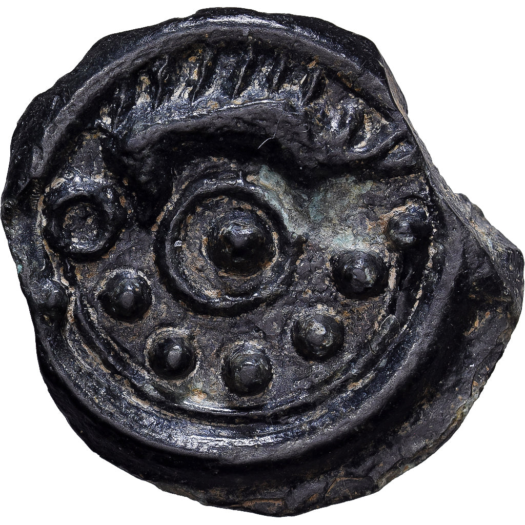 Gaul, Suessiones, Potin au Sanglier, ca. 60-30 BC, Potin, ZF, Delestrée:530