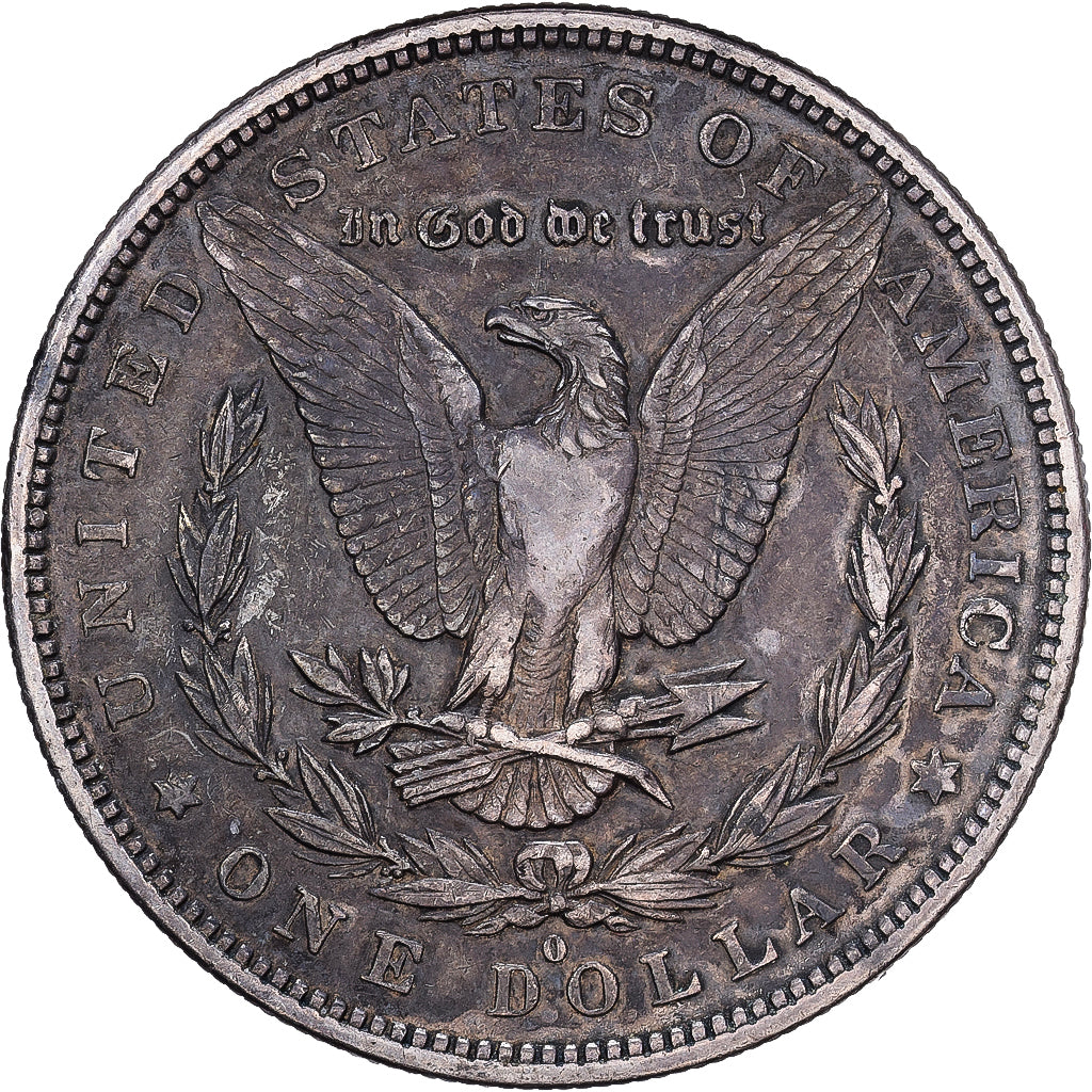 Estados Unidos, Dollar, 1879, New Orleans, Plata, BC+, KM:110