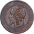 France, Napoléon III, 10 Centimes, 1856, Lyon, Satirique, Bronze, TB, KM:771.4